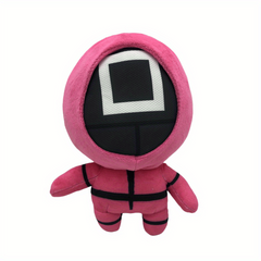 7.8in Masked Little Red Man Plush Toy Cartoon Figure