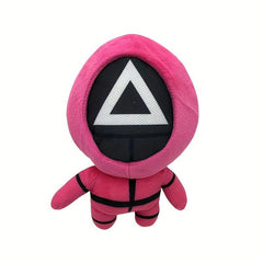 7.8in Masked Little Red Man Plush Toy Cartoon Figure