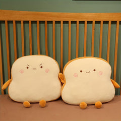 Plush Bread Pillow Simulation Food Toast Soft Doll Pillow Cushion