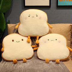 Plush Bread Pillow Simulation Food Toast Soft Doll Pillow Cushion