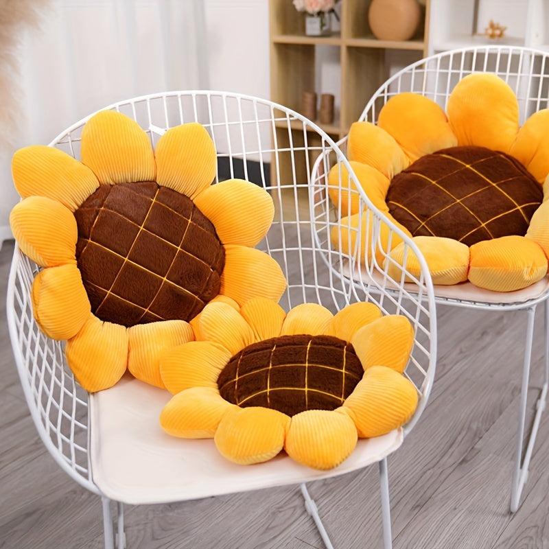 Sunflower Throw Pillow for Bedroom or Living Room Decor