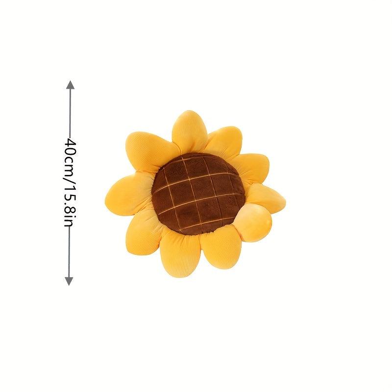 Sunflower Throw Pillow for Bedroom or Living Room Decor