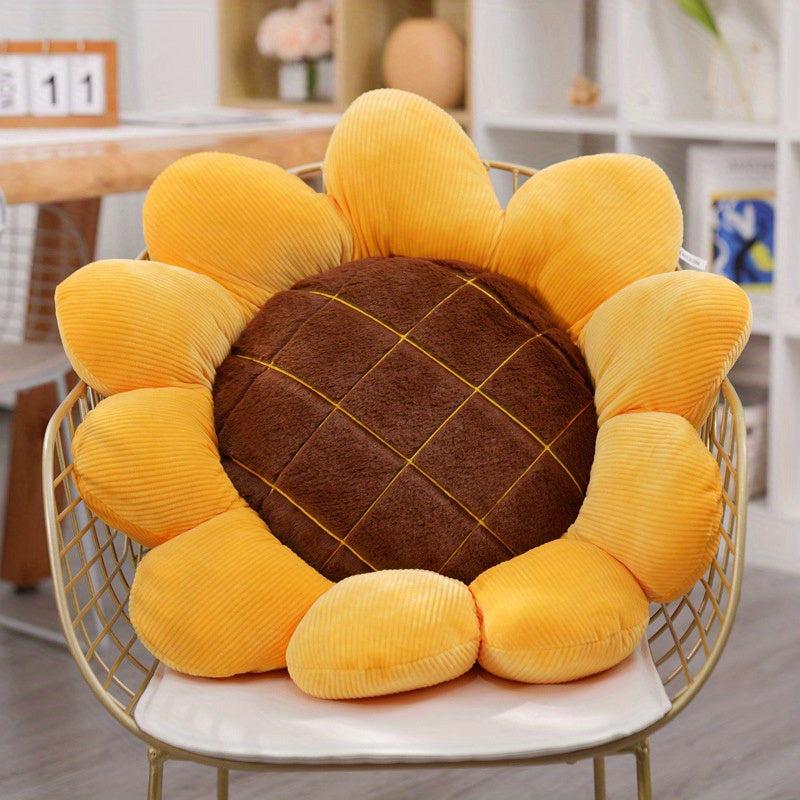 Sunflower Throw Pillow for Bedroom or Living Room Decor