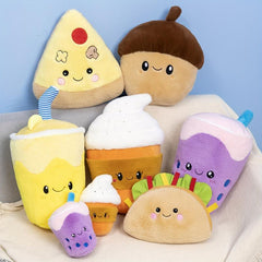 Taco Pizza French Fries Plush Toys