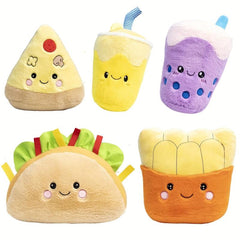 Taco Pizza French Fries Plush Toys