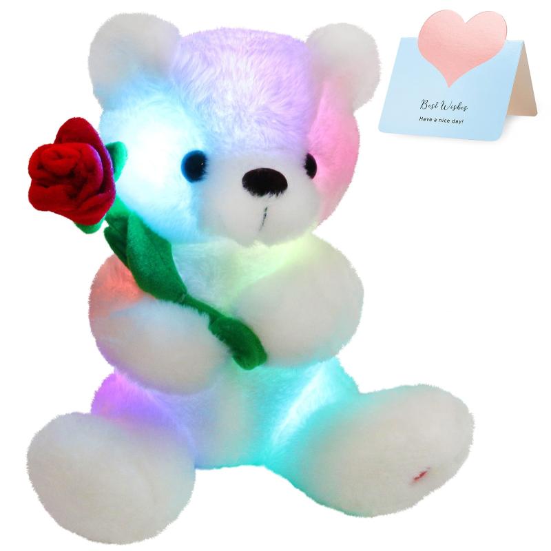 Glow Guards Glow Bracelet Bear Plush Toy Soft And Stuffed Animal Gift