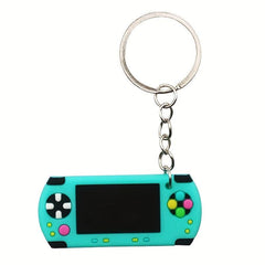 12pcs Random Mixed Game Keychain Cartoon Game Handle Key Chain Bag Pendant