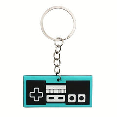 12pcs Random Mixed Game Keychain Cartoon Game Handle Key Chain Bag Pendant