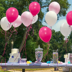 30pcs Pink & Rose Red Latex Balloons for Balloon Garland Arch Decor