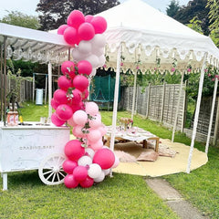 30pcs Pink & Rose Red Latex Balloons for Balloon Garland Arch Decor