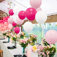 30pcs Pink & Rose Red Latex Balloons for Balloon Garland Arch Decor
