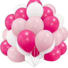 30pcs Pink & Rose Red Latex Balloons for Balloon Garland Arch Decor