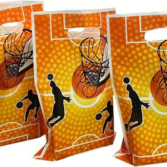 10pcs Basketball Party Favors Gift Bags for Sports Themed Birthday Party