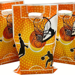 10pcs Basketball Party Favors Gift Bags for Sports Themed Birthday Party