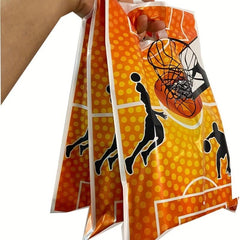 10pcs Basketball Party Favors Gift Bags for Sports Themed Birthday Party