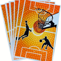 10pcs Basketball Party Favors Gift Bags for Sports Themed Birthday Party