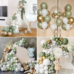 1st Birthday Decorations Wild One Safari Party Decorations Latex Balloons