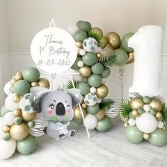 1st Birthday Decorations Wild One Safari Party Decorations Latex Balloons