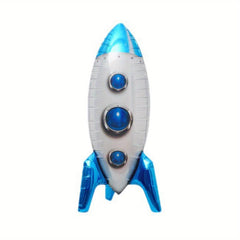 4D Rocket Helium Balloon Outer Space Foil Balloons
