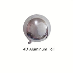 97 Piece Silver 4D Foil Balloon Garland Arch Set for Events