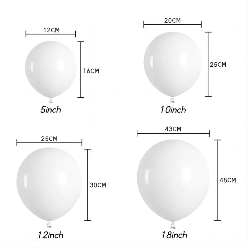 97 Piece Silver 4D Foil Balloon Garland Arch Set for Events