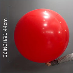 1pc Chalet Balloon 91 44 Cm Red Giant Balloon Big Balloon For Party Decoration