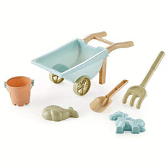 Kids Beach Toys Set - Sand Buckets, Rakes, Shovels, Hand Tools