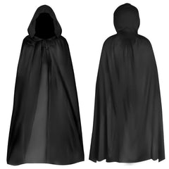 Gothic Split Hooded Cape Halloween Cloak for Men and Women