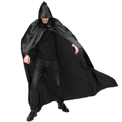 Gothic Split Hooded Cape Halloween Cloak for Men and Women
