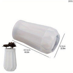 Nordic Style Crystal Drop Glue Vase Silicone Mold