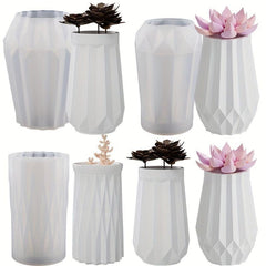 Nordic Style Crystal Drop Glue Vase Silicone Mold
