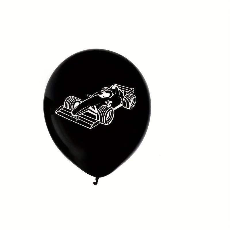 12pcs 30 48 Cm Balloon Racing Theme Party Supplies Car Banner Birthday Balloon