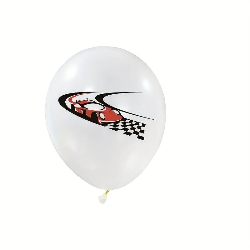 12pcs 30 48 Cm Balloon Racing Theme Party Supplies Car Banner Birthday Balloon