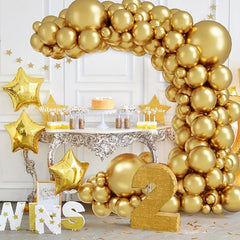 149pcs Golden Balloons Arch Garland Kit for Party Wedding Engagement