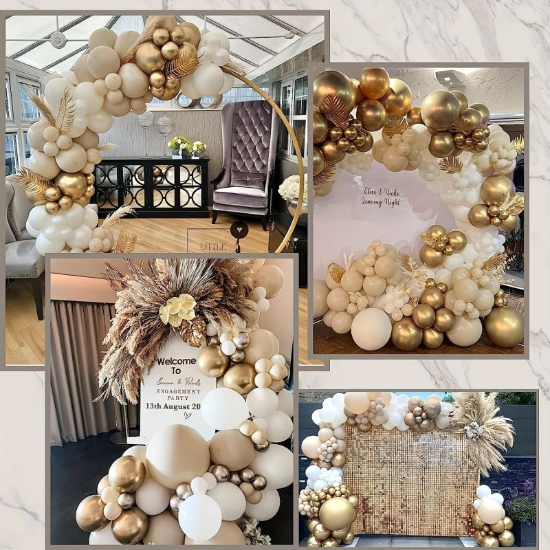 164pcs Brown Balloons Garland Arch Kit for Baby Shower