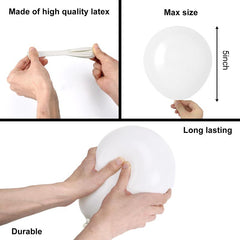 200pcs 5 Inch Latex Balloons for Party Decorations