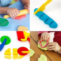 20pcs Play Dough Tools Kids Clay Tool Set Various Shapes Of Playdough Cutters