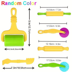20pcs Play Dough Tools Kids Clay Tool Set Various Shapes Of Playdough Cutters