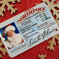 Christmas Game Prop Santa Driver's Costume Set