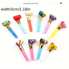 Random Blowouts Noisemakers Funny Party Blower (Pack of 20)