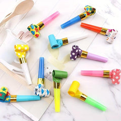 Random Blowouts Noisemakers Funny Party Blower (Pack of 20)