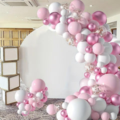 Pastel Pink Balloons Arch Garland Kit for Girl Shower Birthday Wedding