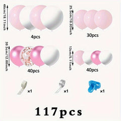 Pastel Pink Balloons Arch Garland Kit for Girl Shower Birthday Wedding