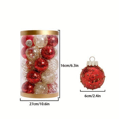25pcs Christmas Ball Set Tree Decoration Pendant