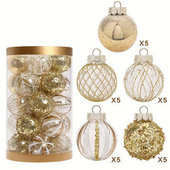 25pcs Christmas Ball Set Tree Decoration Pendant