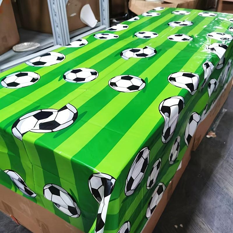 Soccer Birthday Party Tableware Decorations - Football Theme Supplies Set
