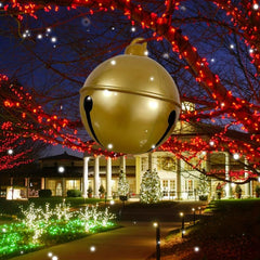 Christmas Decoration Smile Bell Balloon Outdoor Fun Pvc Christmas Inflatable Bal