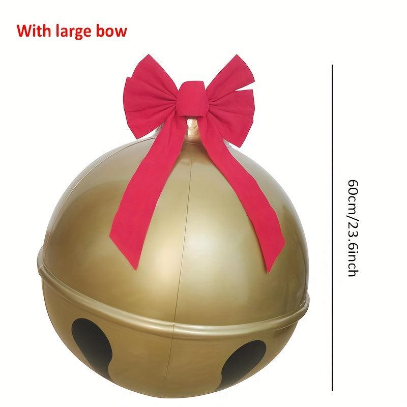 Christmas Decoration Smile Bell Balloon Outdoor Fun Pvc Christmas Inflatable Bal