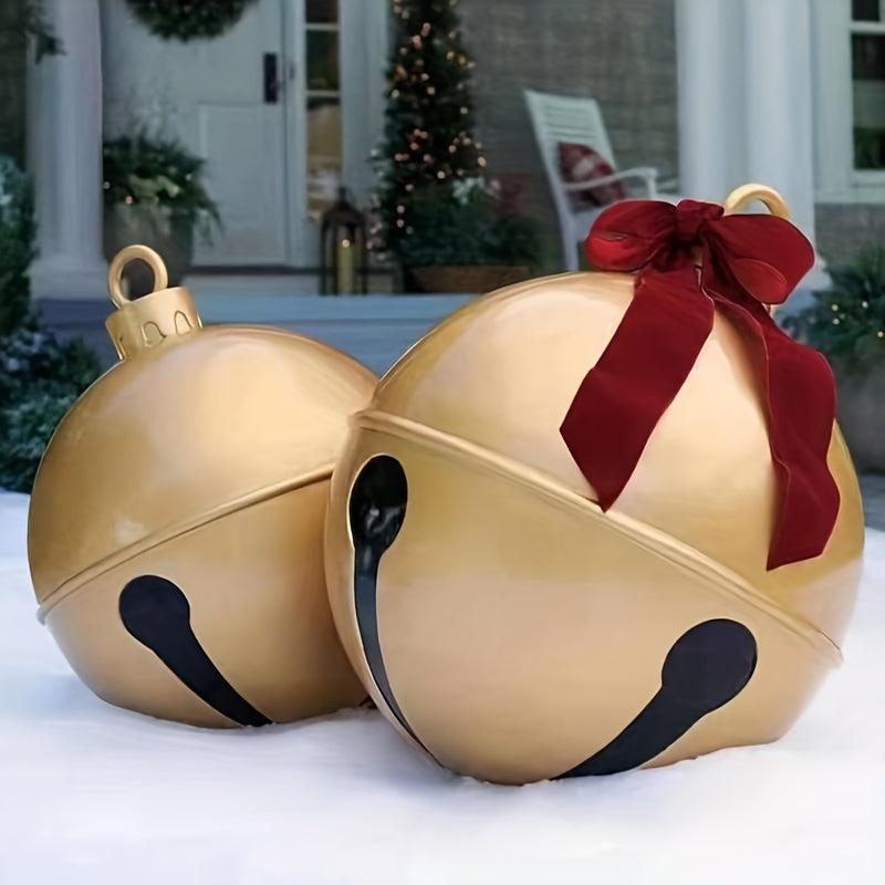 Christmas Decoration Smile Bell Balloon Outdoor Fun Pvc Christmas Inflatable Bal