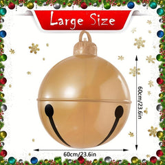 Christmas Decoration Smile Bell Balloon Outdoor Fun Pvc Christmas Inflatable Bal